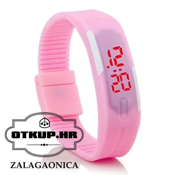 Led Silikonski Ženski Sat / R1, Rate !! - Zagreb