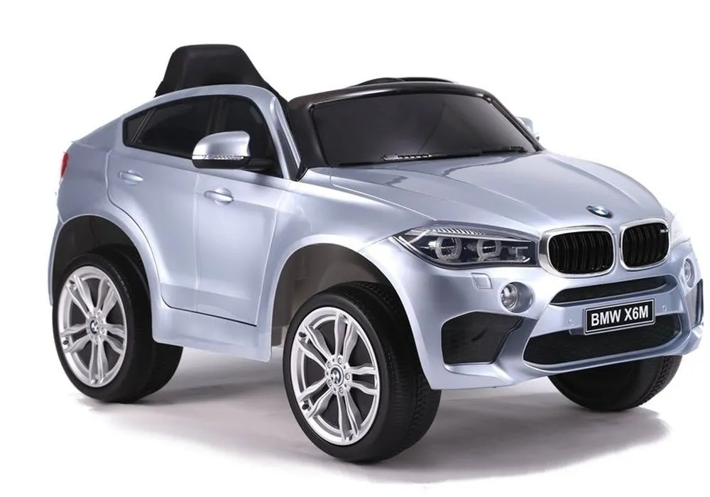 licencirani auto na akumulator bmw x6 - sivi/lakirani - slika 2