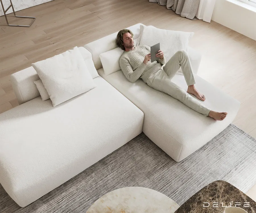 modularna garnitura freestyle 310x200cm, materijal: boucle - slika 7
