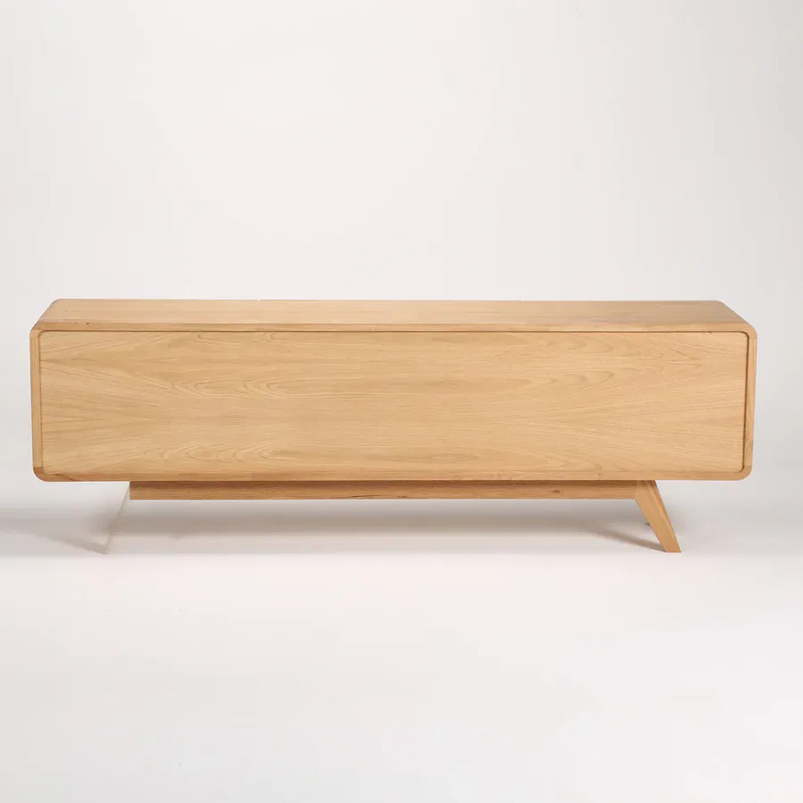 tv komoda luba 180x40.3cm, materijal: puno drvo hrast - slika 8
