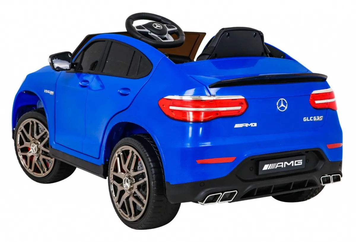 licencirani auto na akumultor mercedes benz glc63s 4x4 - plavi - slika 4