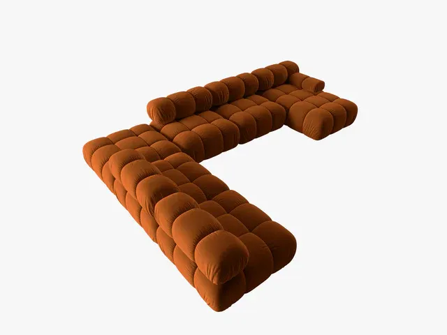 modularna sofa bellis 376x282cm, materijal: baršun - slika 2