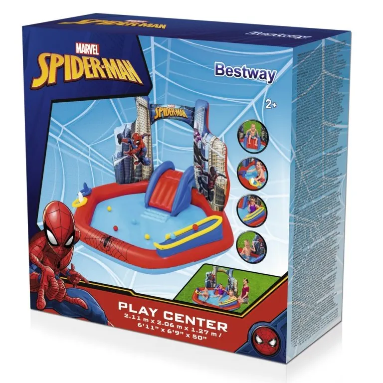 bazen/igralište spiderman 211 x 206 x 127 cm bestway 98793 - slika 5