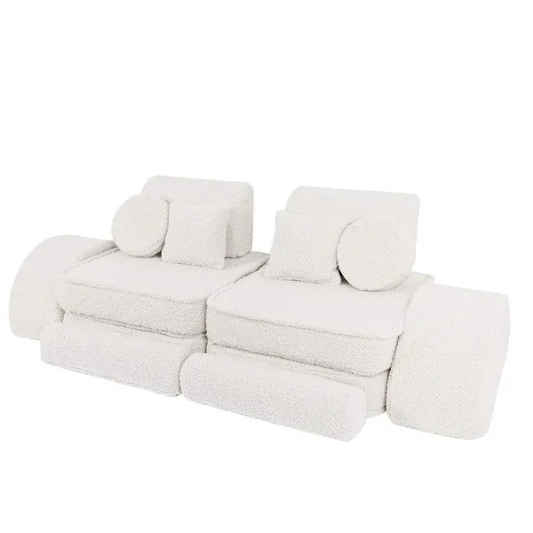 srednja modularna sofa - bearly krem plus - slika 5
