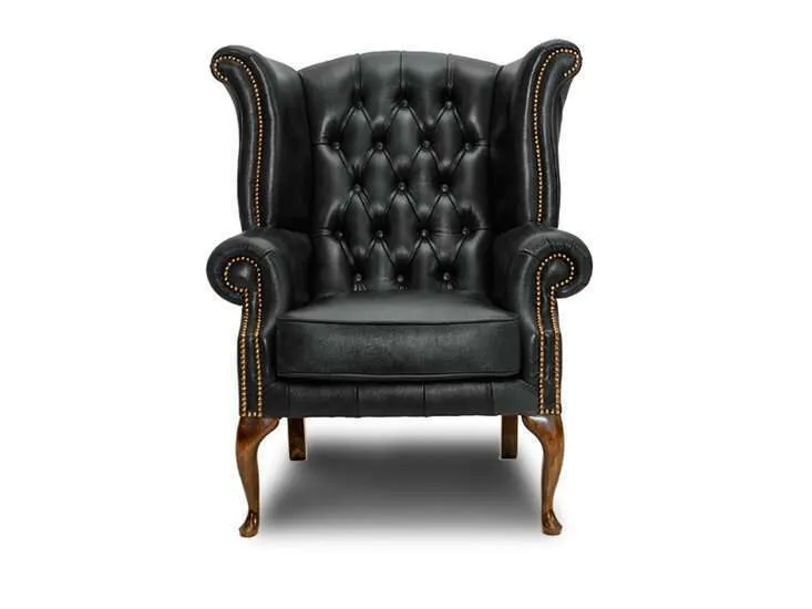 Chesterfield Fotelja Plainwing | 1-sjedište | Matt Black - Ježdovec, Zagreb