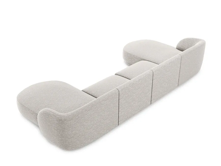 kutna garnitura miley 330x156cm, materijal: chenille - slika 3