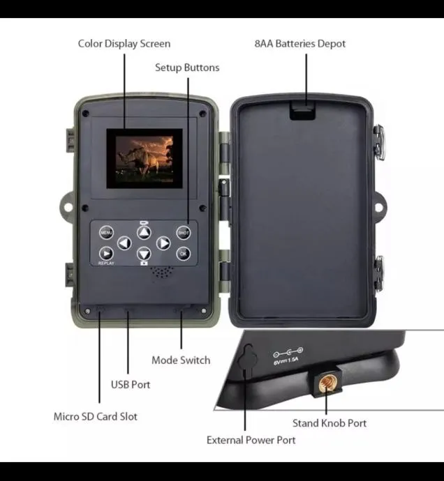 hc-801m professionalna lovačka kamera gsm slanje slika na mobitel - slika 2