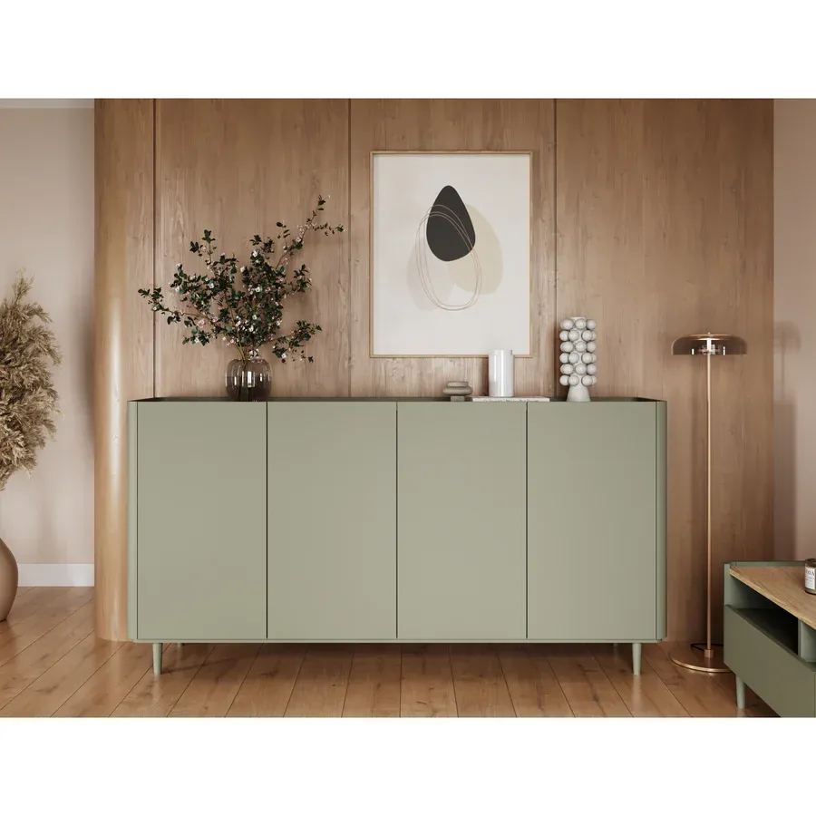komoda elivo 200cm, materijal: mdf,melaminska ploča - slika 3