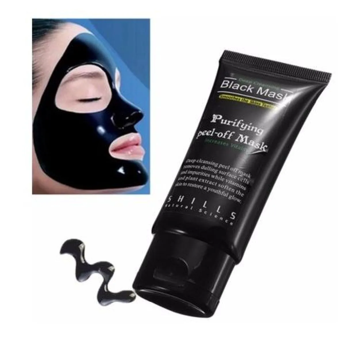 novo u ponudi - black mask - crna maska za lice - slika 2