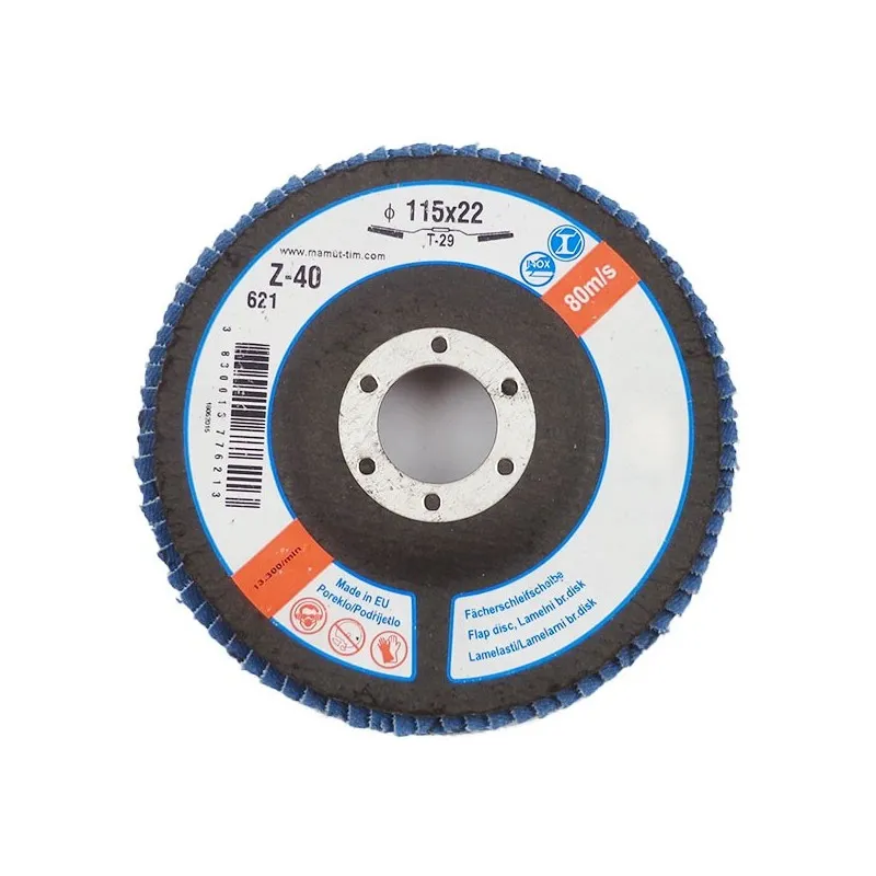 Lamelni brusni disk LBD 115X22 Z40 T29 - Čakovec