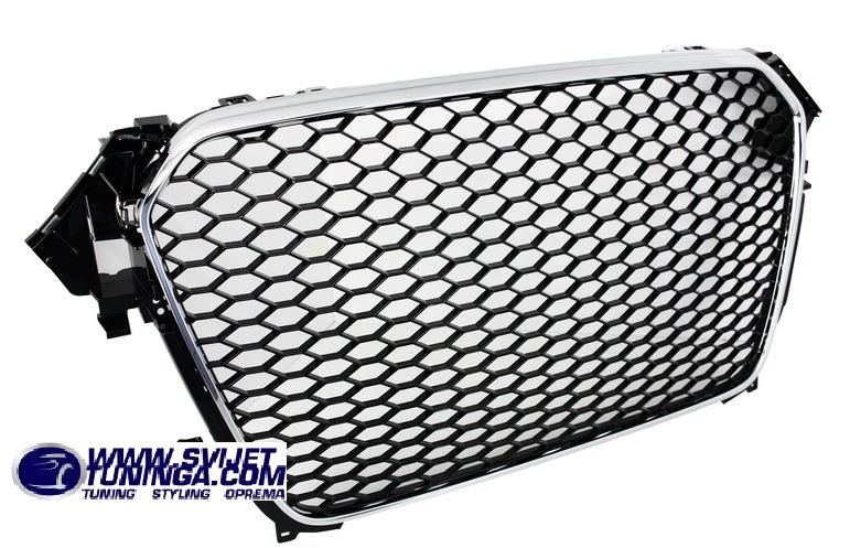 prednja maska za audi a4 b8 - rs4 - s4 - dizajn - razne izvedbe - slika 3