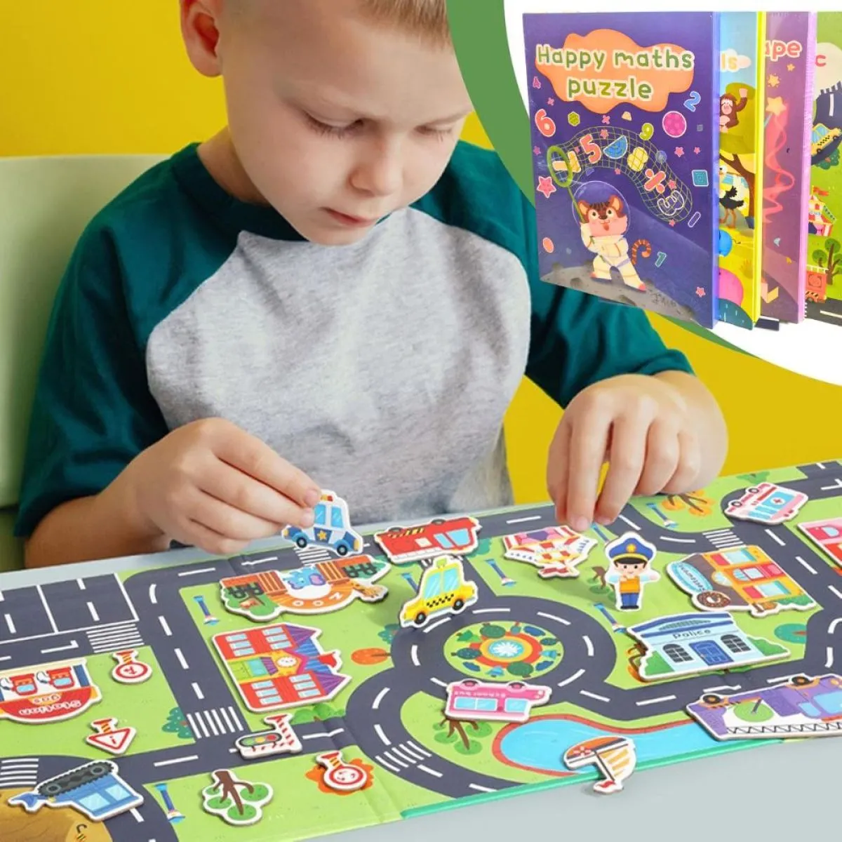 Edukativne Puzzle za Djecu – Matematika, Promet, Oblici i Životinje - Zagreb