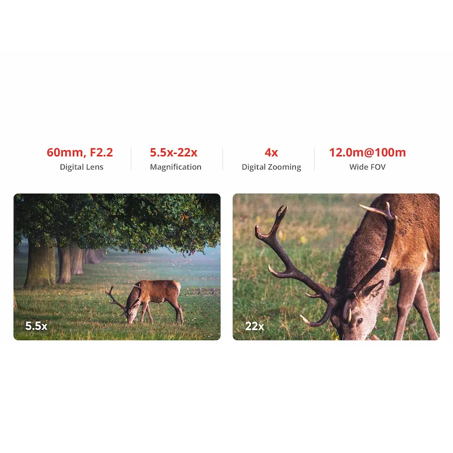 hikmicro habrok 4k he25ln 5,5-22x60 - slika 4