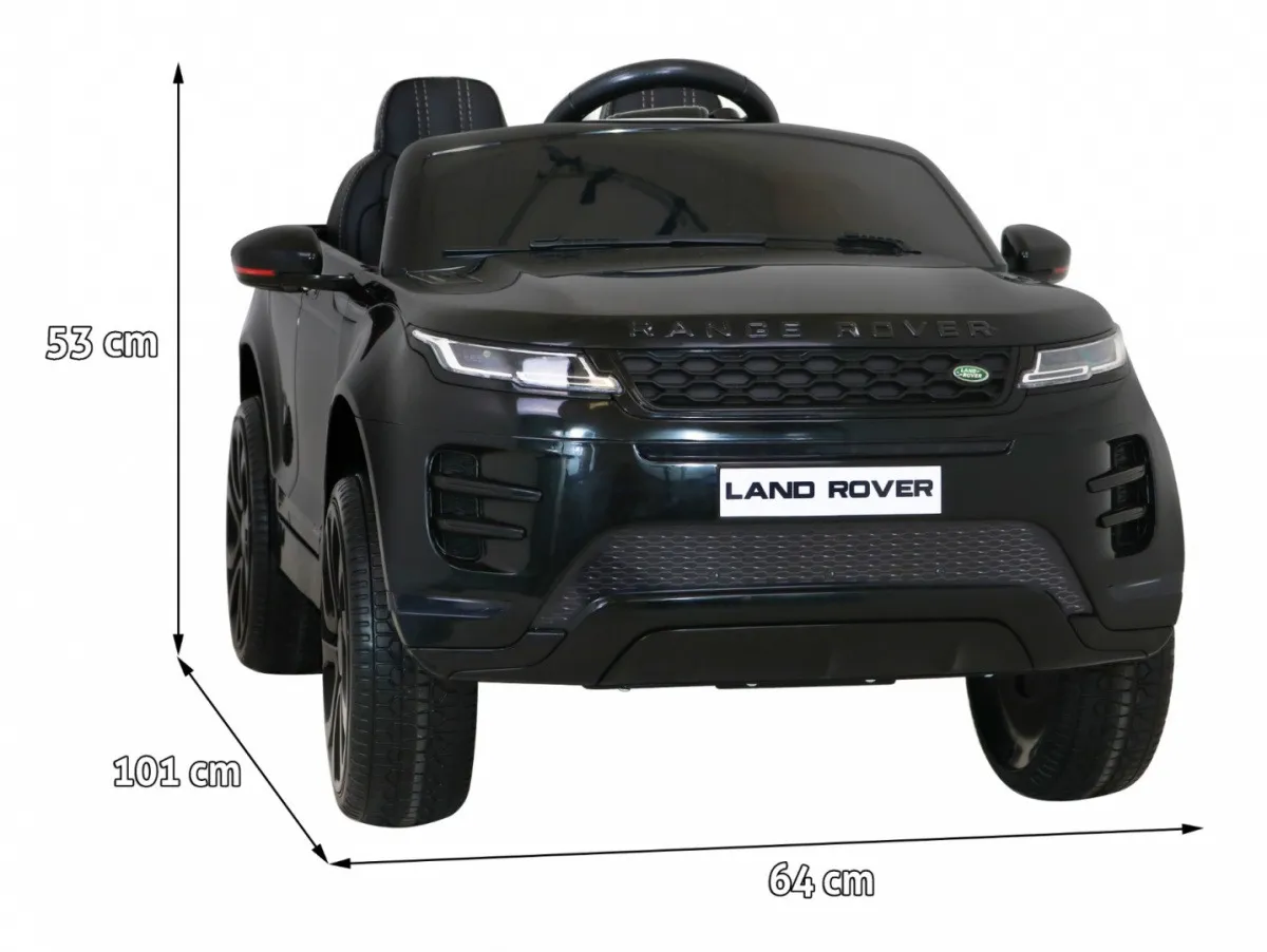 licencirani auto na akumulator range rover evoque - crni - slika 2