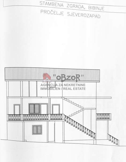 bibinje-apartmanska kuća- drugi red od mora - slika 18