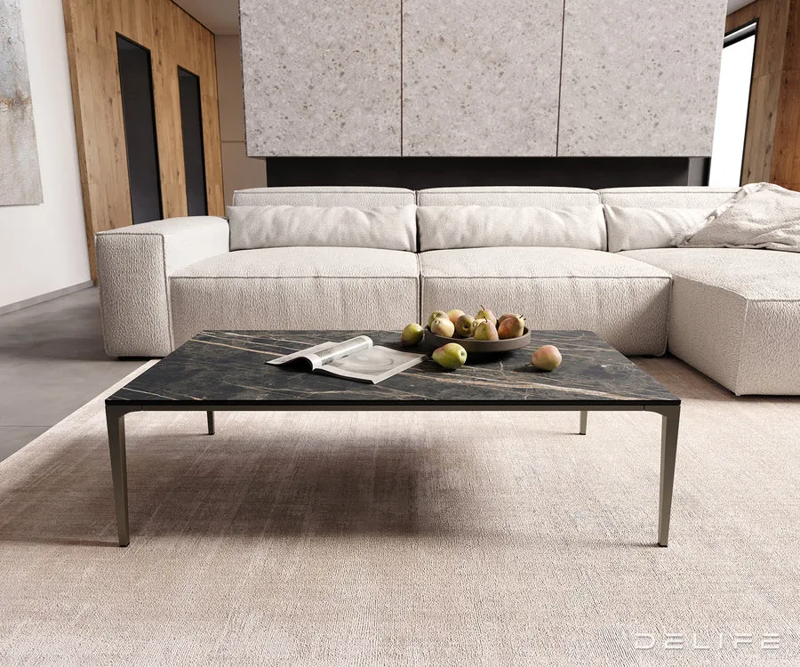 klub stolić levente 110x60cm, materijal: keramika laminam noir desir - slika 2