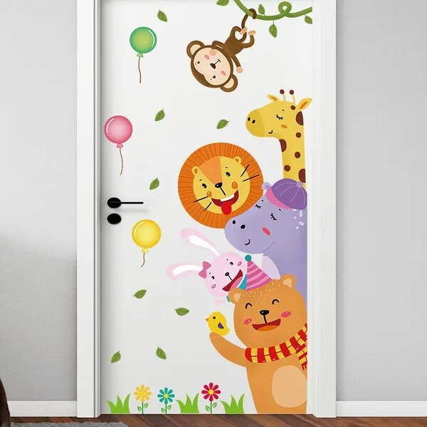zidna naljepnica animals kindergarten - slika 2