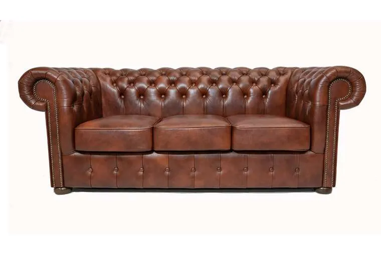 Chesterfield Trosjed Class Leather | 3-sjedišta - Ježdovec, Zagreb