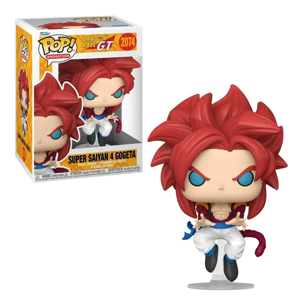 funko pop! animation: dragon ball gt – super saiyan 4 gogeta #2074 - slika 3