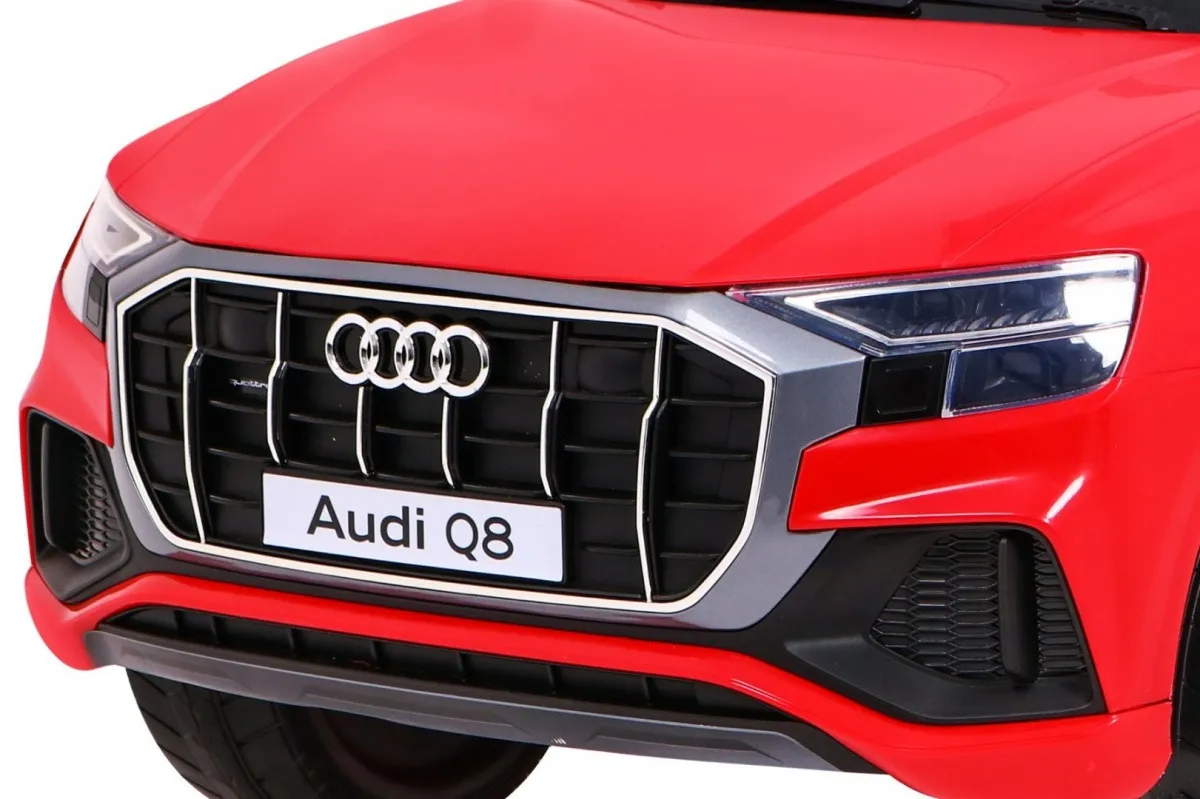 licencirani auto na akumulator audi q8 lift - crveni - slika 5