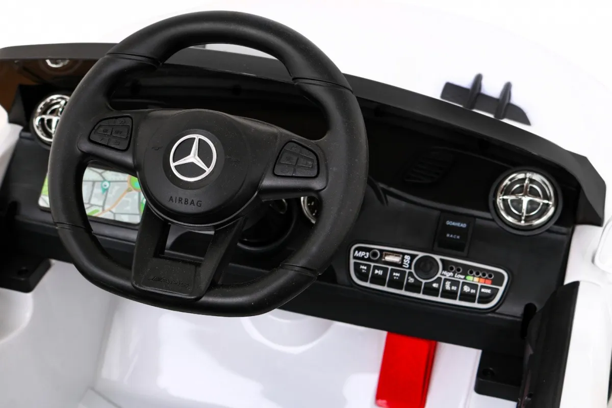 licencirani auto na akumultor mercedes benz amg sl65 s - bijeli - slika 7