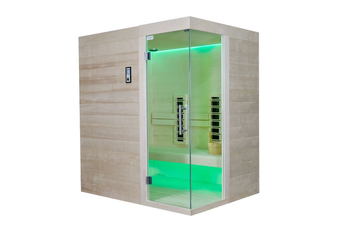 kombinirana sauna – 180 x 140 x 200 cm – elite – aspen - slika 6