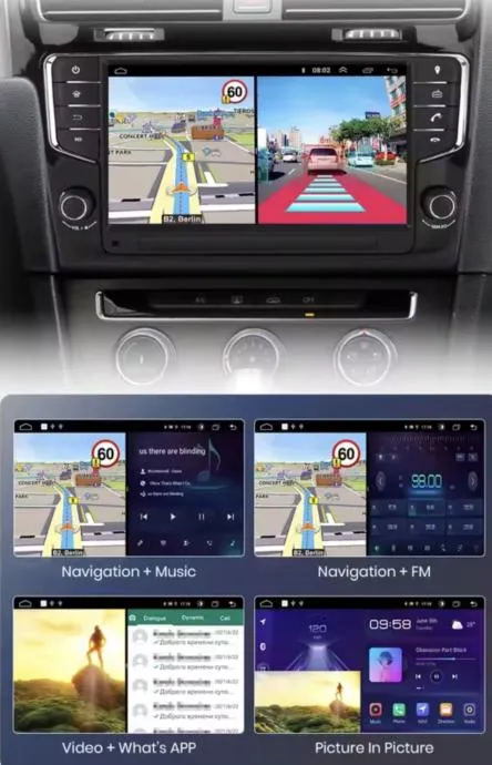 vw golf mk7 original multimedija android navigacija ekran carplay wifi - slika 6