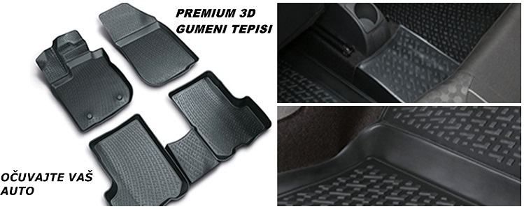 premium 3d gumeni auto tepisi za citroen c3 2002-2009 - slika 3