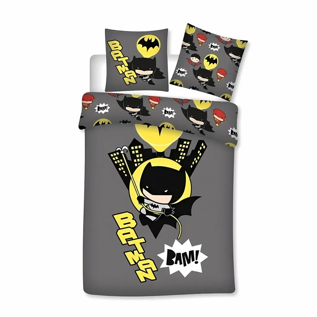 Batman ‘Gotham Nights’ dječja posteljina, 140×200 cm - Zagreb