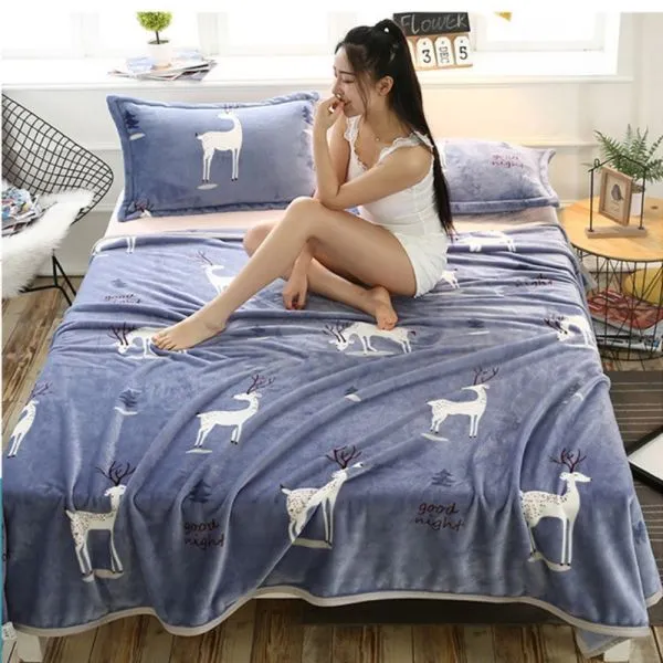 (120x200cm) velvet medium deka - soft - slika 11