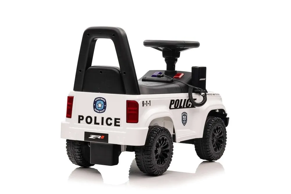 dječja guralica police - bijela - slika 7