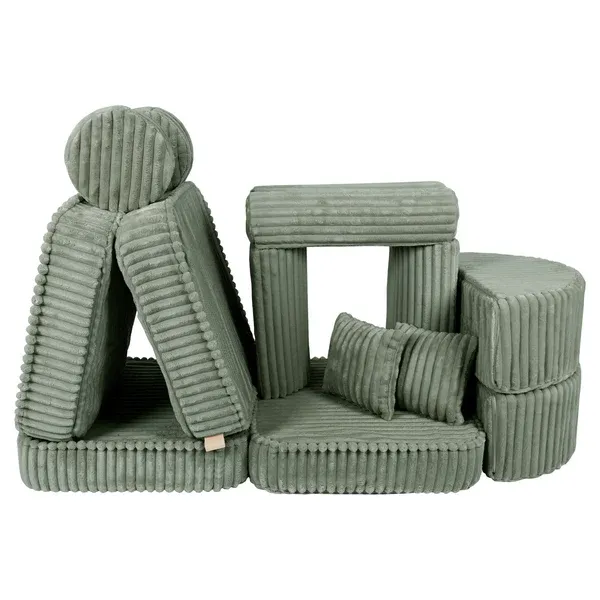 modularna sofa - maslinasto zelena - slika 4