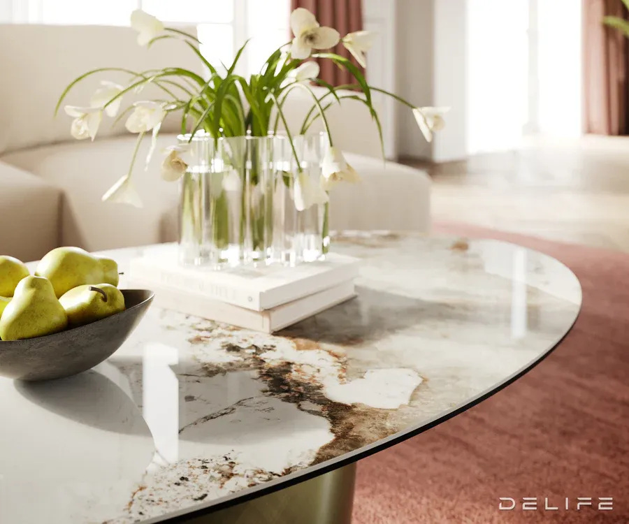 klub stolić edge 140x80cm, materijal: keramika minas melange - slika 6