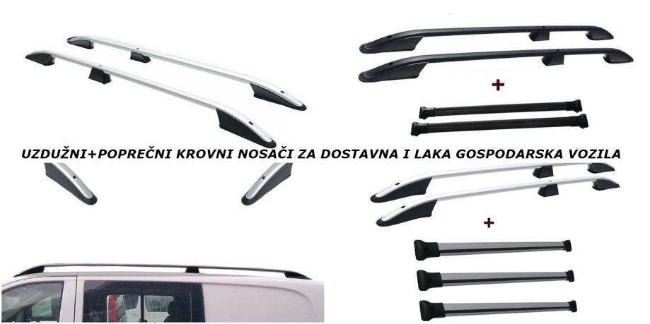 Uzdužni+poprečni Krovni Nosači Za Dostavna I Laka Gospodarska Vozila - Županja