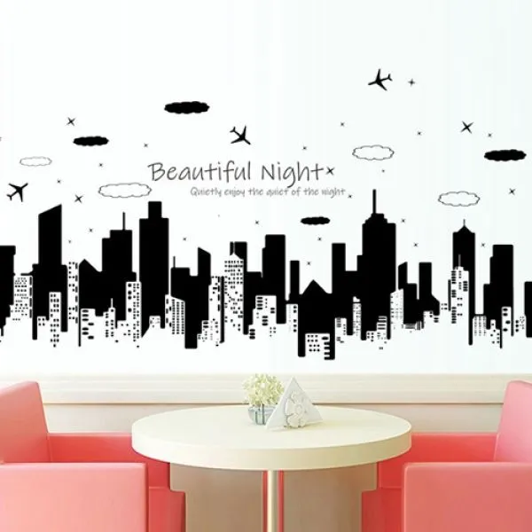 Zidna naljepnica - Beautiful Night - Zagreb, Novi Zagreb - istok