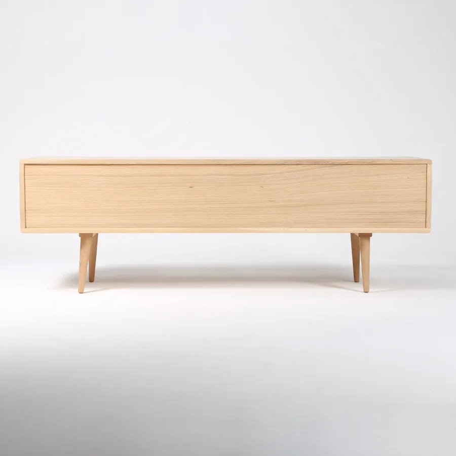 tv komoda primo bassa 160x41.5cm, materijal: puno drvo hrast - slika 5