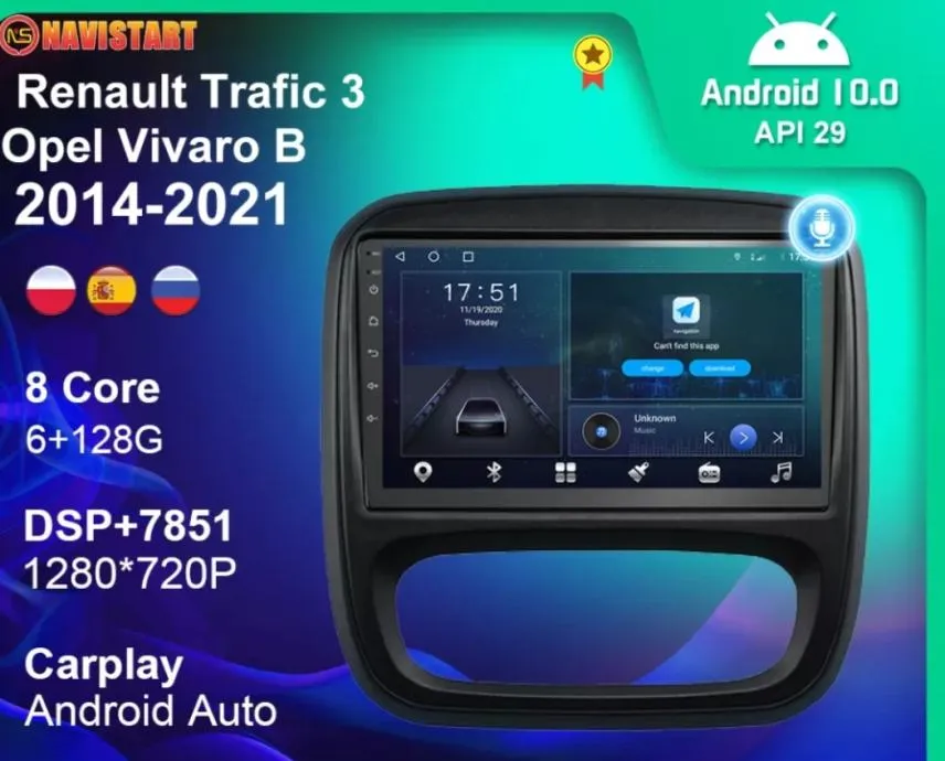 original multimedija za renault trafic 3 parking kamera navigacija - slika 7