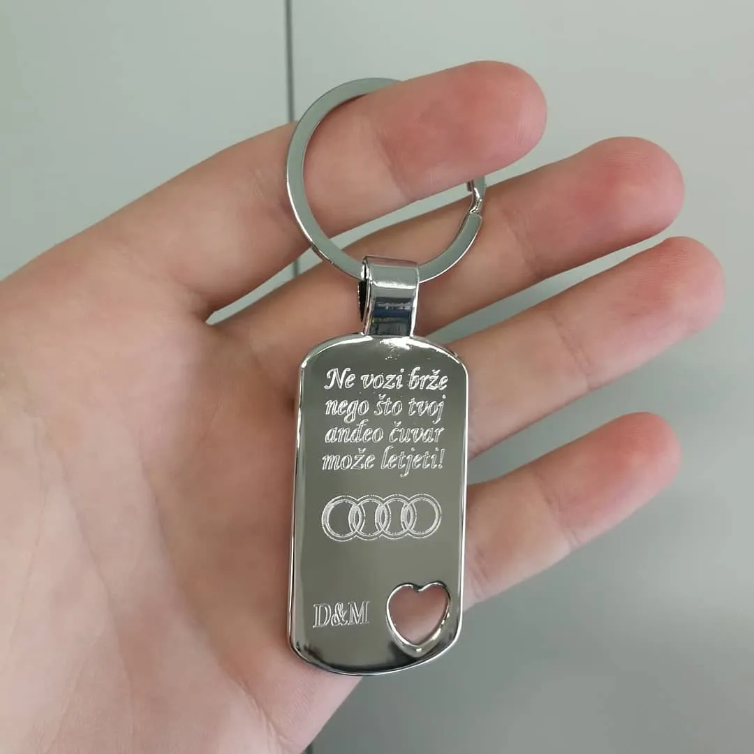 privjesak s tekstom i logom - slika 2