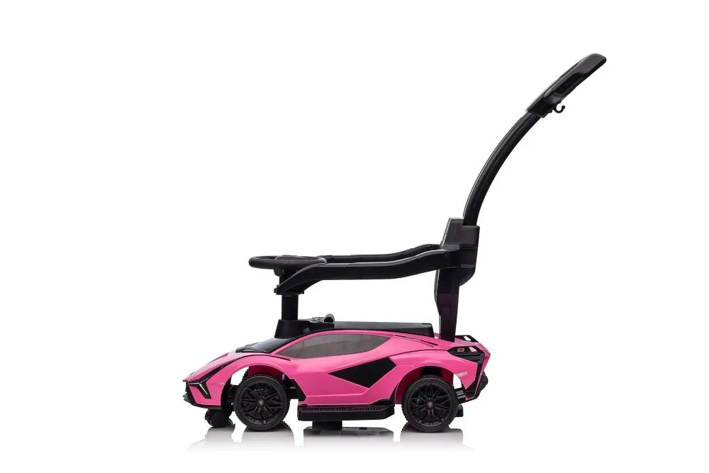 dječja guralica lamborghini qls-996t - roza - slika 4