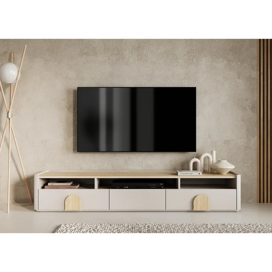 tv komoda amilio 200 cm, materijal: mdf - slika 4
