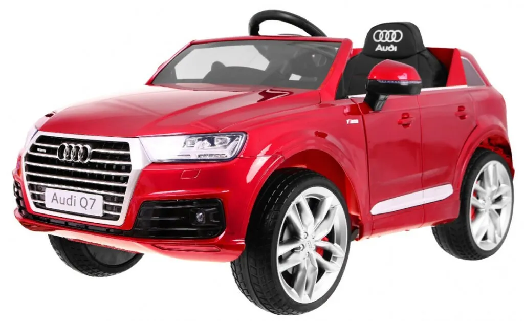 Licencirani auto na akumulator Audi Q7 - crveni/lakirani - Mursko Središće