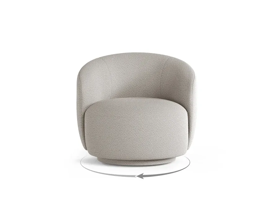 Fotelja Letizia, 86x83cm, Materijal: Boucle - Čakovec