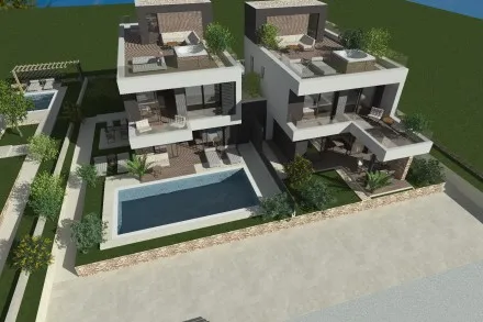 contessa 6; moderna dvojna kuća sa bazenom - slika 3