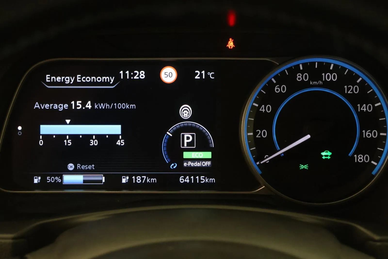 nissan leaf n-connecta 62kw 360-kamera navi dab tempomat - slika 11
