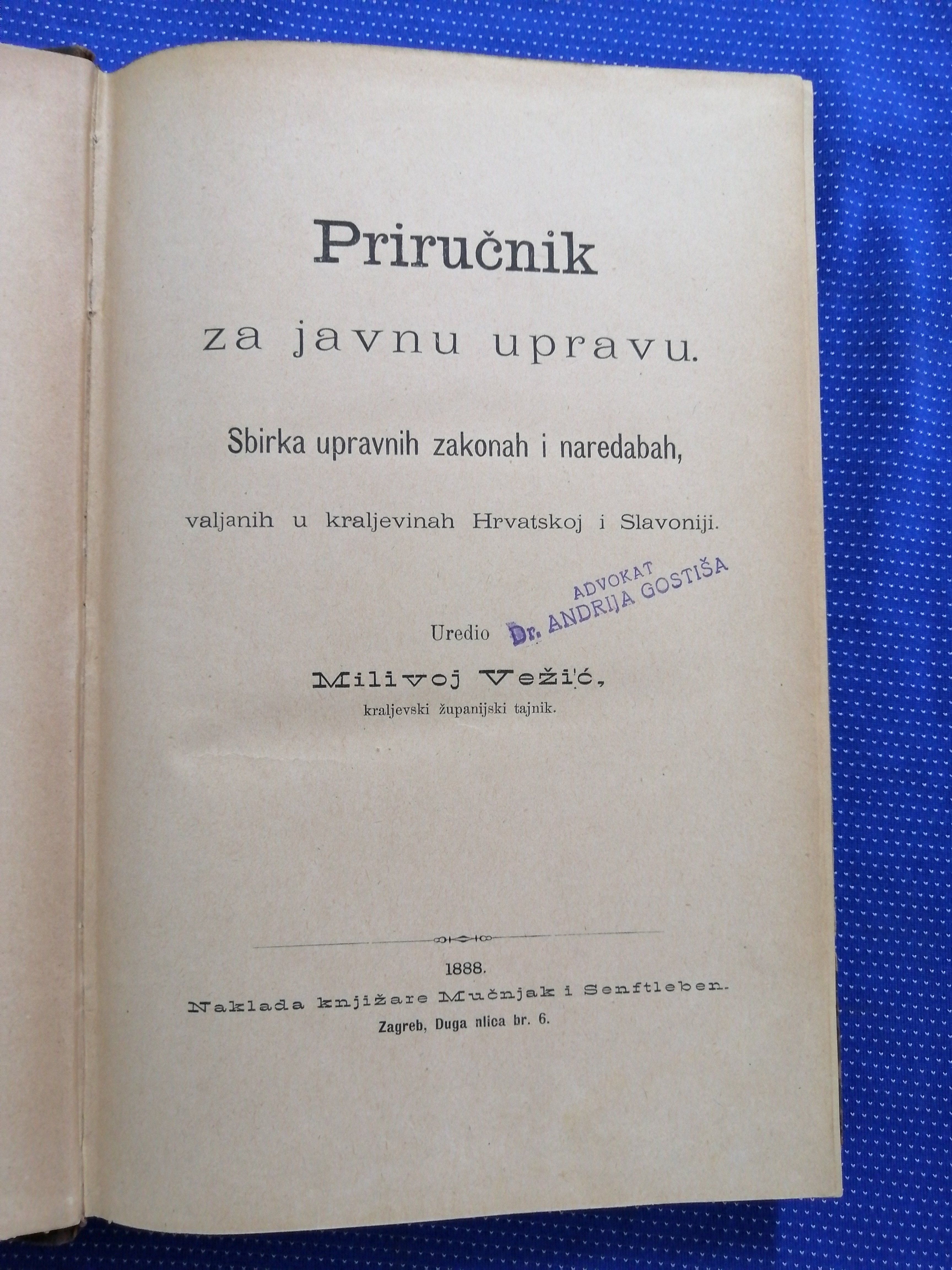 Milivoj Vežić – Pomoćnik za javnu upravu - Zagreb