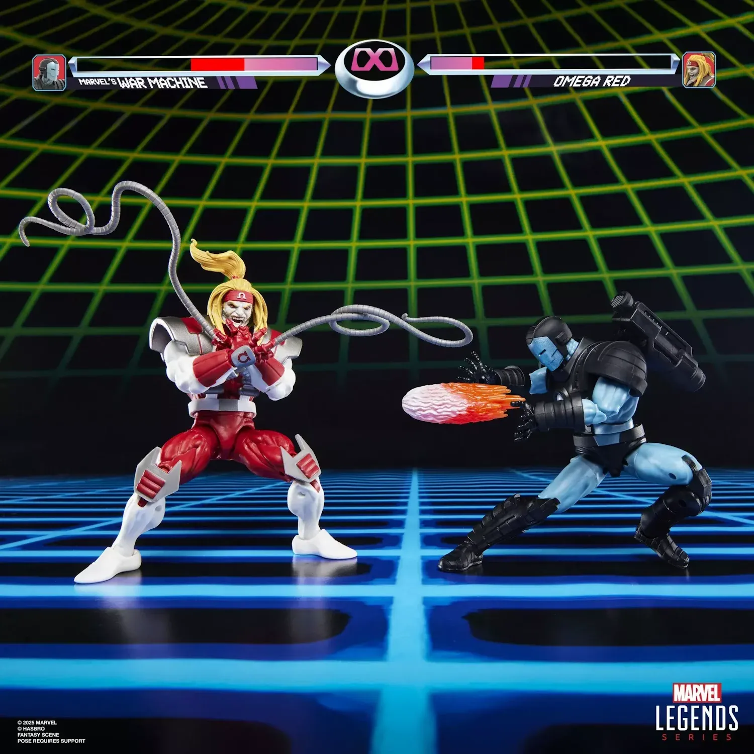 marvel legends series: war machine vs. omega red figure, 15cm - slika 5