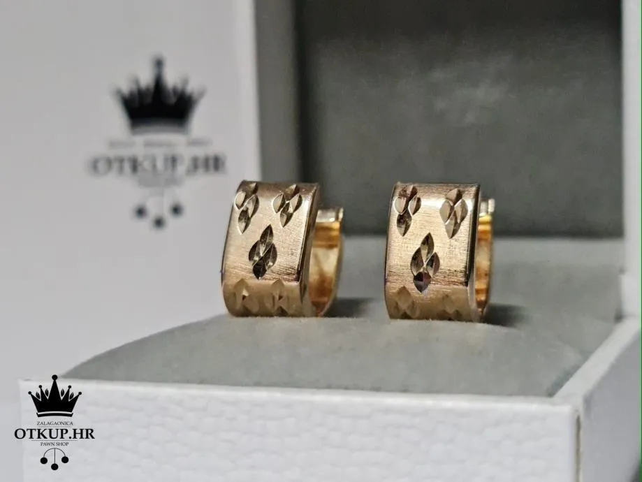ZLATNE NAUŠNICE 3,00g (14k) / R1, RATE ! - Zagreb