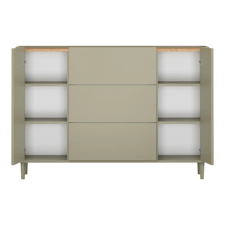 komoda elivo 150cm, materijal: mdf,melaminska ploča - slika 6