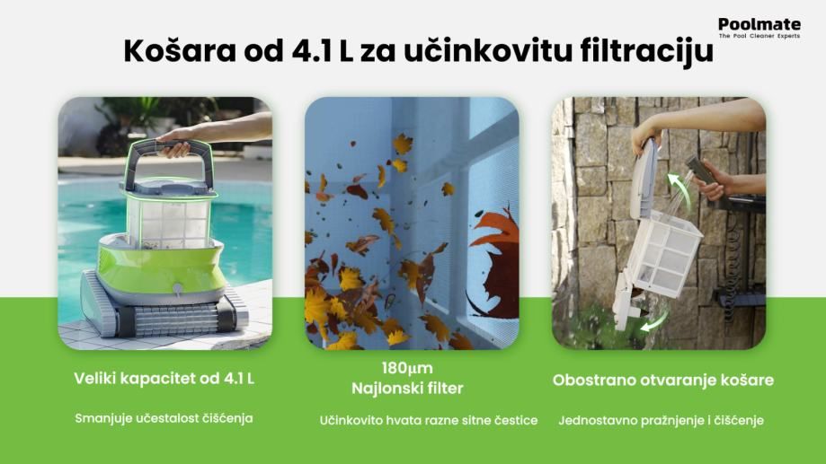 robotski čistač bazena dt b - slika 12