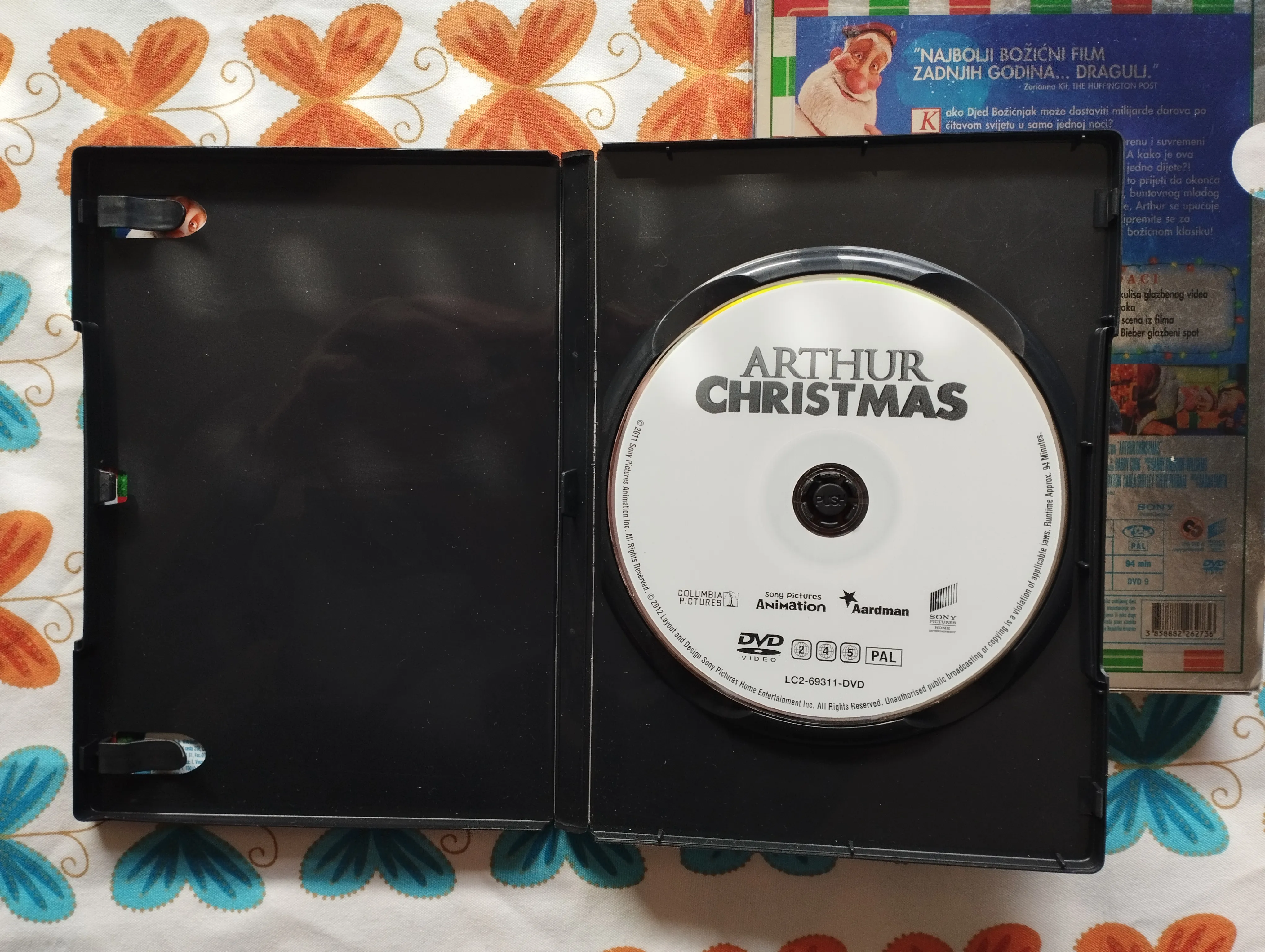 arthur christmas / arthur božić dvd - slika 3